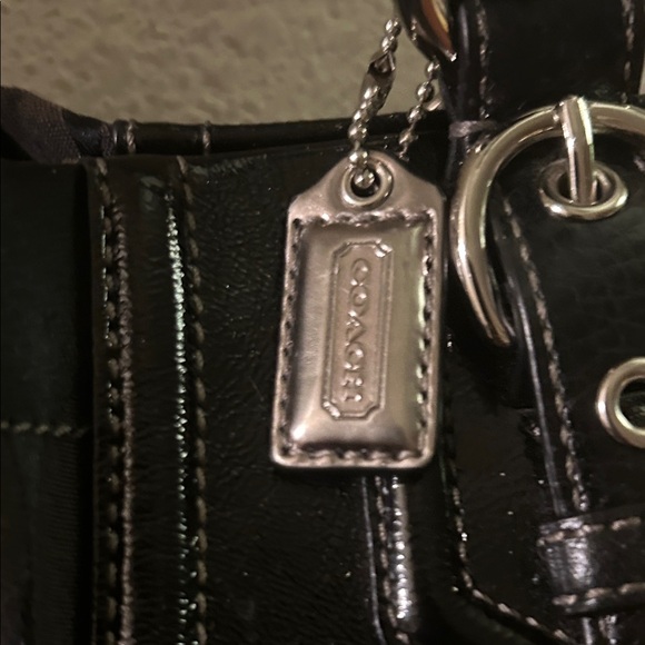 Coach Black Signature Shoulder Bag - Picture 6 of 11